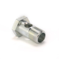 China factory PEHEL plated carbon steel metric Banjo Bolt 700M Fittings  DIN7643 With single hole half Thread